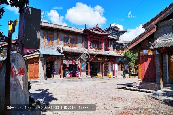 麗江束河古鎮(zhèn)老街