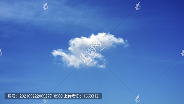 藍天白云