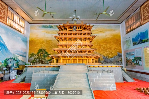 鸛雀樓模型