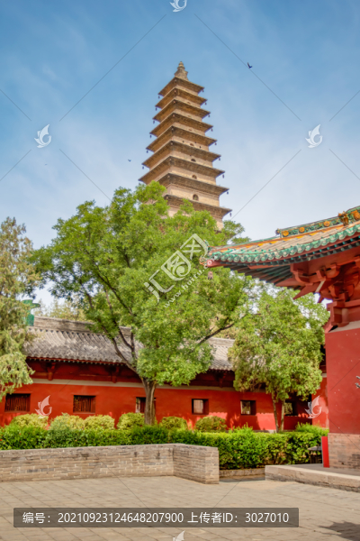 普救寺鶯鶯塔