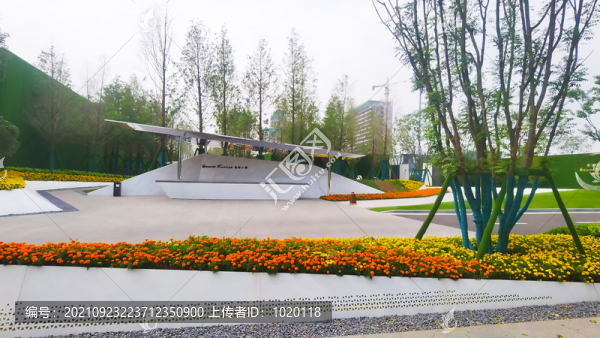 小區(qū)道路綠化擺設(shè)盆景盆栽
