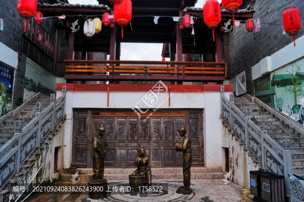 束河古鎮(zhèn)紅燈籠