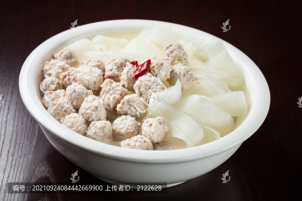 老黃瓜汆丸子