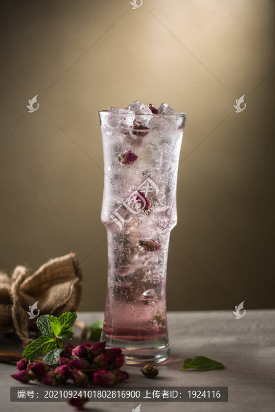 玫瑰冰飲