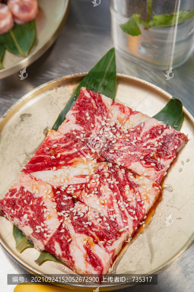 烤牛排肉