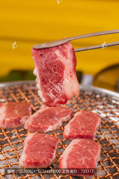 烤牛排肉