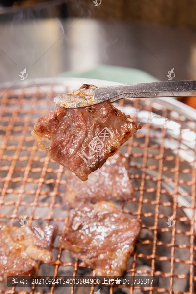 烤牛排肉