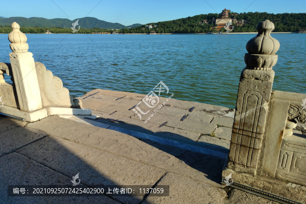 北京頤和園涵虛堂碼頭