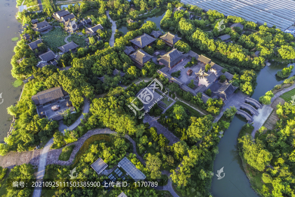 梁祝公園全景