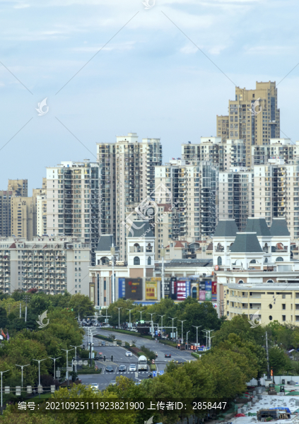 俯拍江北新區(qū)