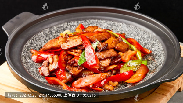 椒炒五花肉