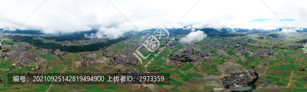 江西永新煙閣全景