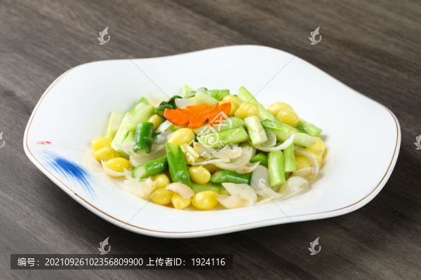 白果炒蘆筍