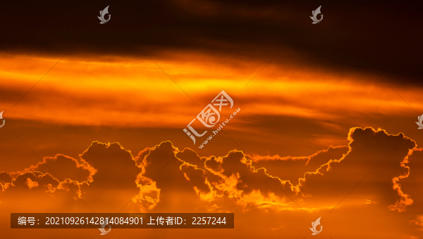 火燒云與晚霞