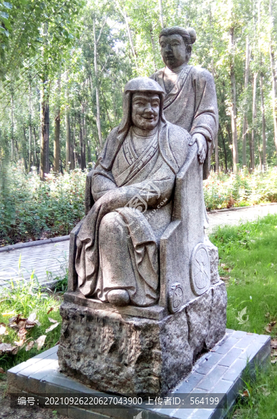 中華二十四孝之五雕塑蘆衣順母