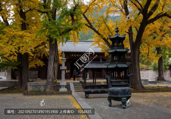 濟(jì)南靈巖寺建筑風(fēng)光