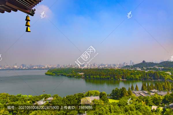 杭州西湖全景圖