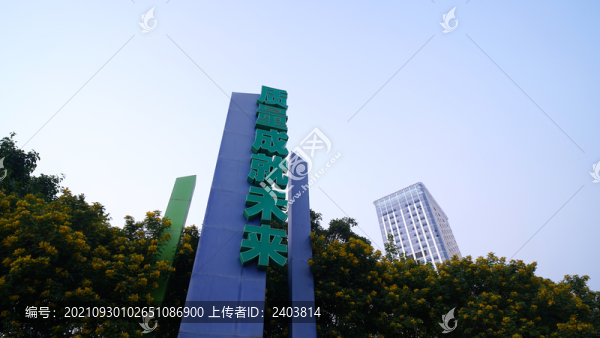 深圳前海標(biāo)語文字立體字