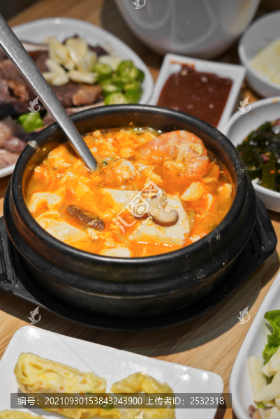 韓國料理海鮮豆腐湯