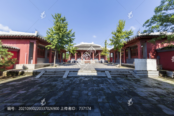 北京市平谷區(qū)軒轅廟三皇殿外景