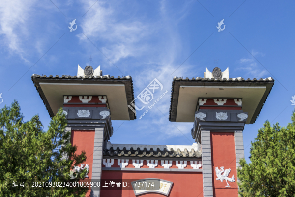 北京市平谷區(qū)軒轅廟漢闕