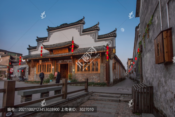 游埠古鎮(zhèn)永福樓夕照