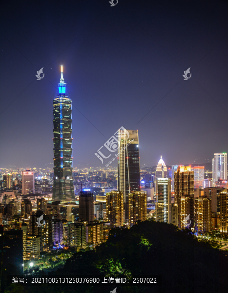 中國(guó)臺(tái)北101大廈夜景