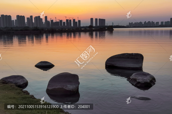 獨墅湖夕陽