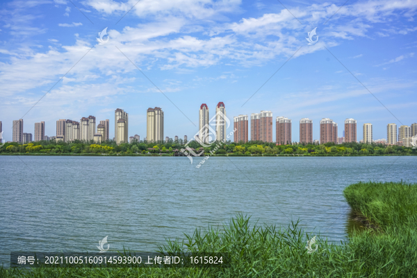 天津梅江湖泊景觀