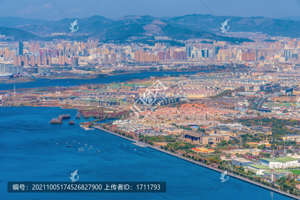 中國云南昆明滇池風光
