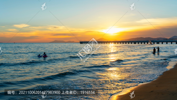 海灣日落