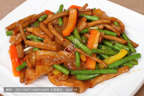 茶樹菇炒豬頸肉