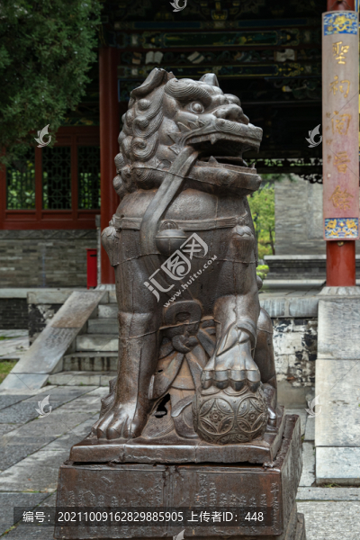 晉祠唐園鐵獅子