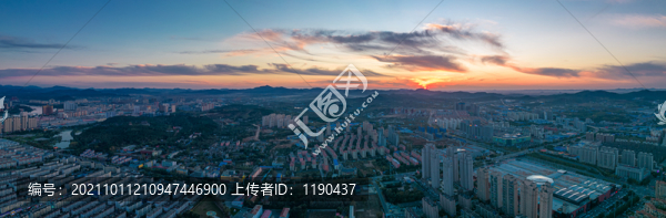 城市黃昏風(fēng)光