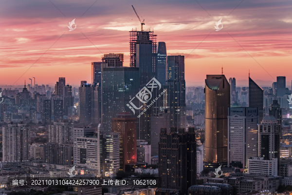 天津夕陽(yáng)晚霞日落