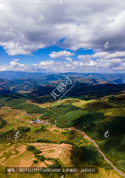 四川大涼山田園風(fēng)光
