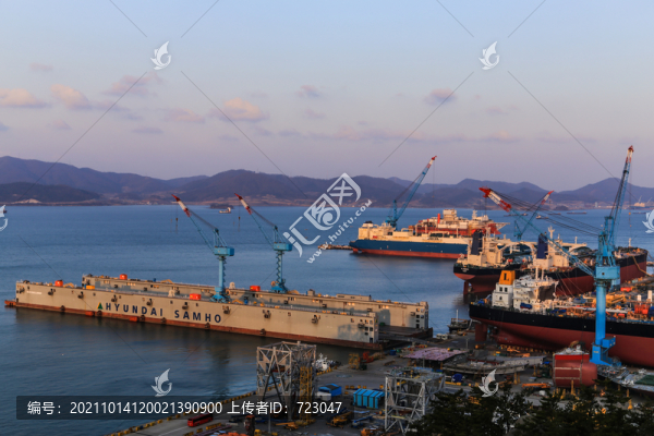 韓國木浦市港口