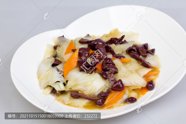 紅蘑炒白菜