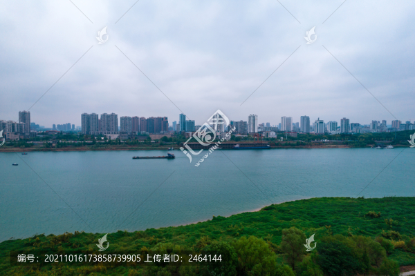 湖南株洲城市建筑航拍