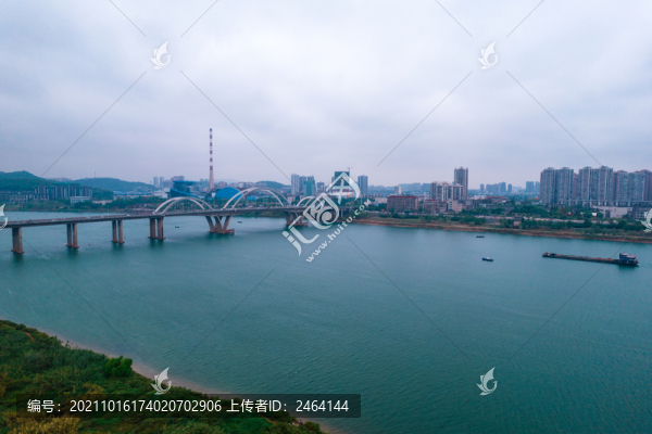 湖南株洲城市建筑航拍