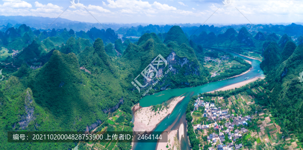 漓江精華風(fēng)光全景
