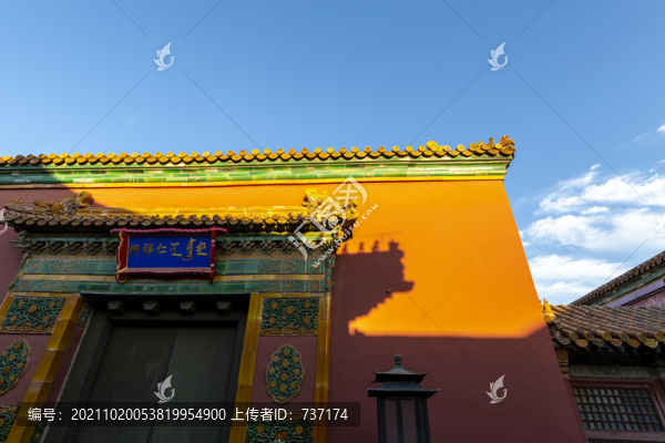北京故宮仁祥門(mén)光影