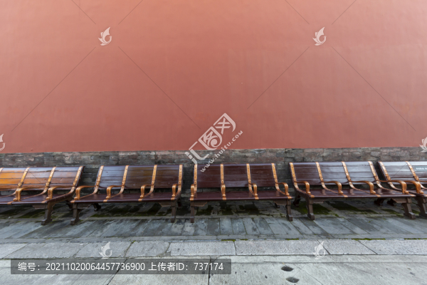 北京故宮休息座椅