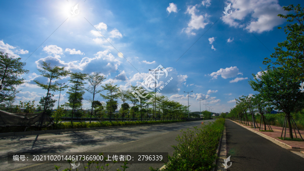 藍天白云