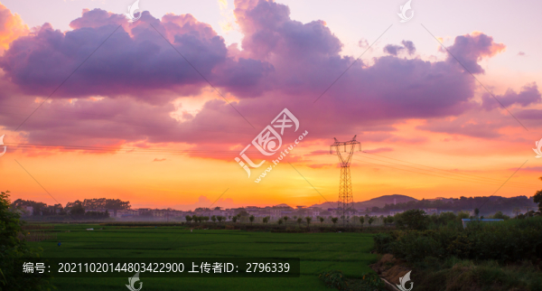 田園夕陽