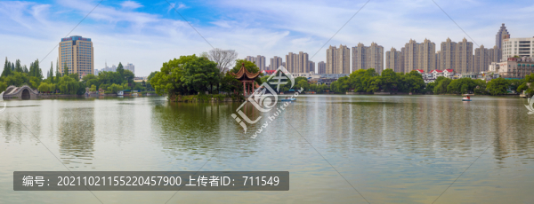 蕪湖鏡湖公園風光
