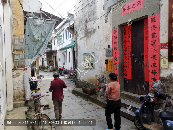 徽州古鎮(zhèn)老街景