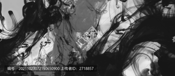 黑白水墨畫背景底紋
