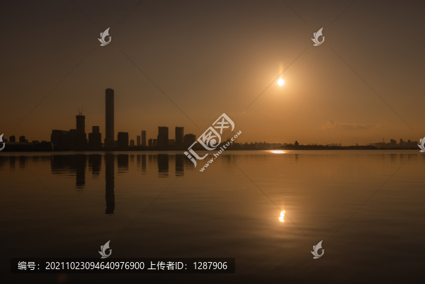 金雞湖日出