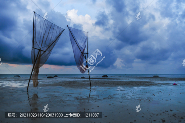 趕海